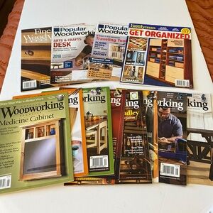 Various Woodworking magazines from 2017- 20 - total 11 issues in EUC